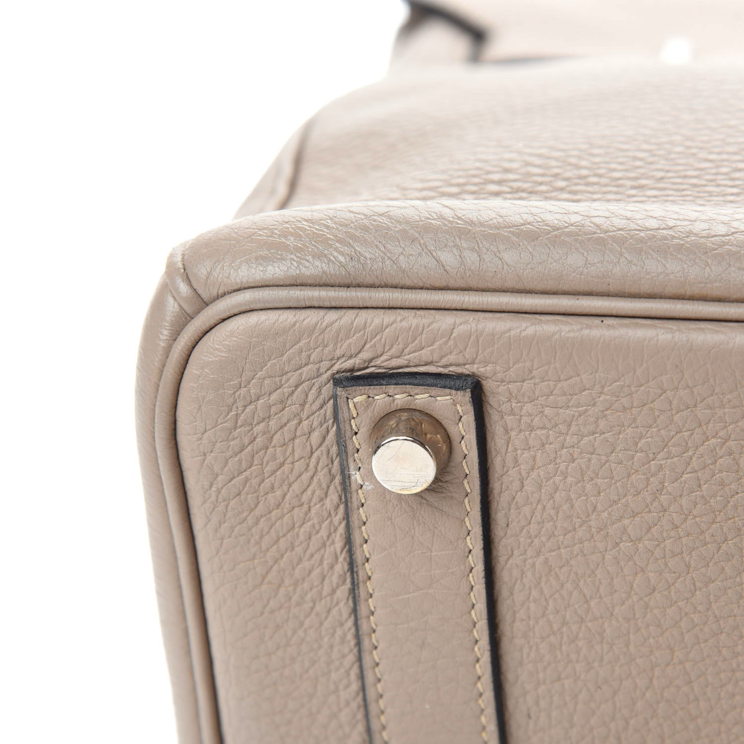 Hermes Taurillon Clemence HAC Birkin 32 Gris Tourterelle 8 of 12