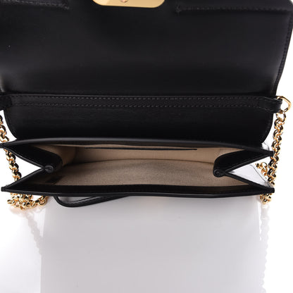 Chloe Calfskin Suede C Clutch With Chain Black 7 of 9