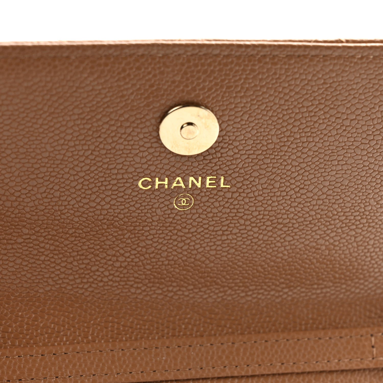 Chanel Caviar Quilted Business Affinity Clutch With Chain Flap Dark Beige 6 of 11