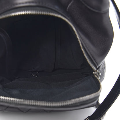Chanel Lambskin Quilted Drawstring Backpack Black 6 of 11