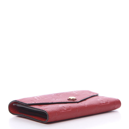 Louis Vuitton Empreinte Compact Curieuse Wallet Cherry 3 of 8