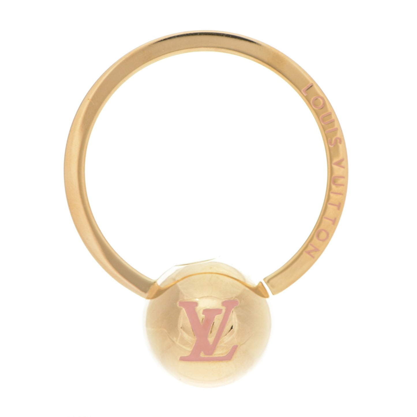 Sphere Key Ring Gold Rose Ballerine