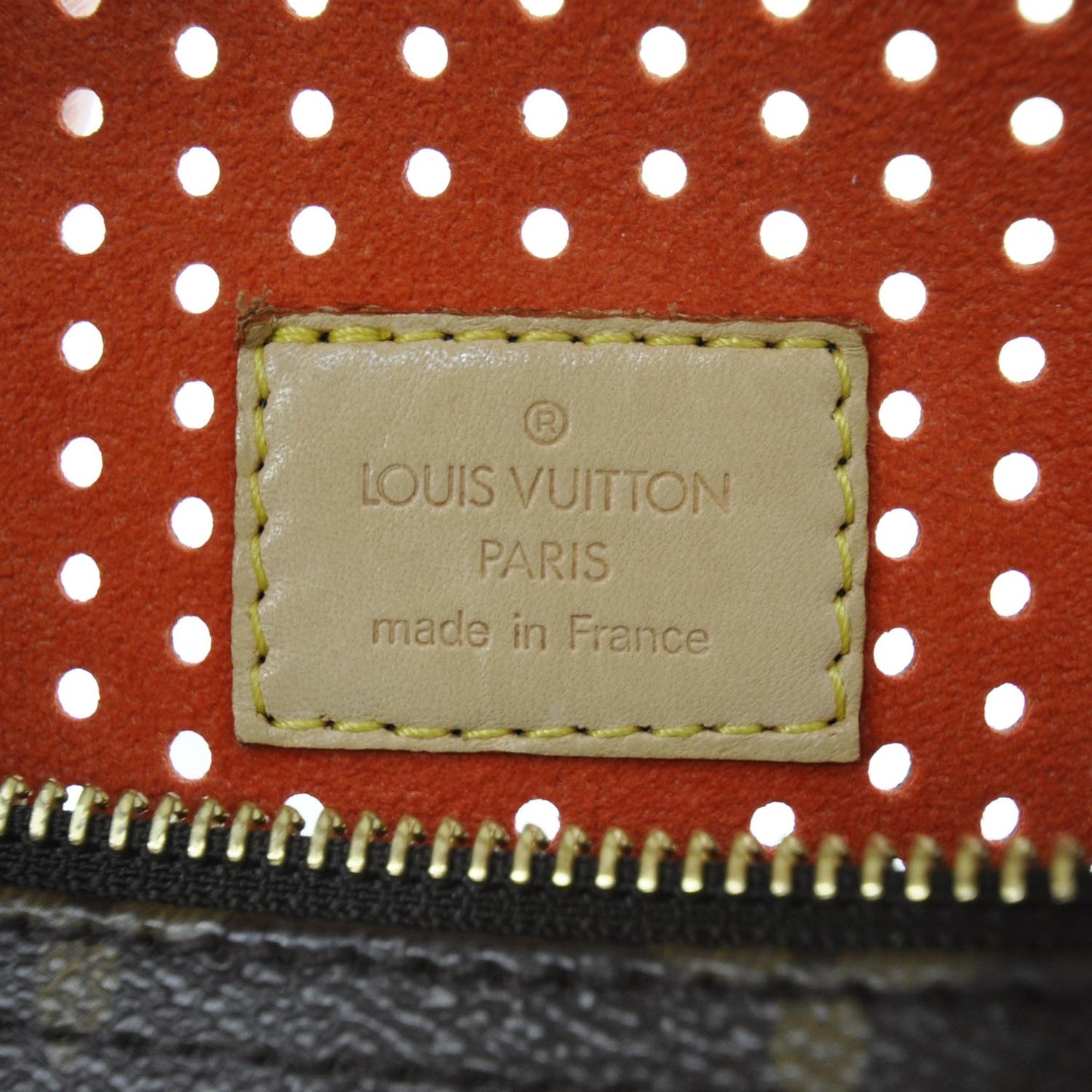 Monogram Perforated Speedy 30 Orange