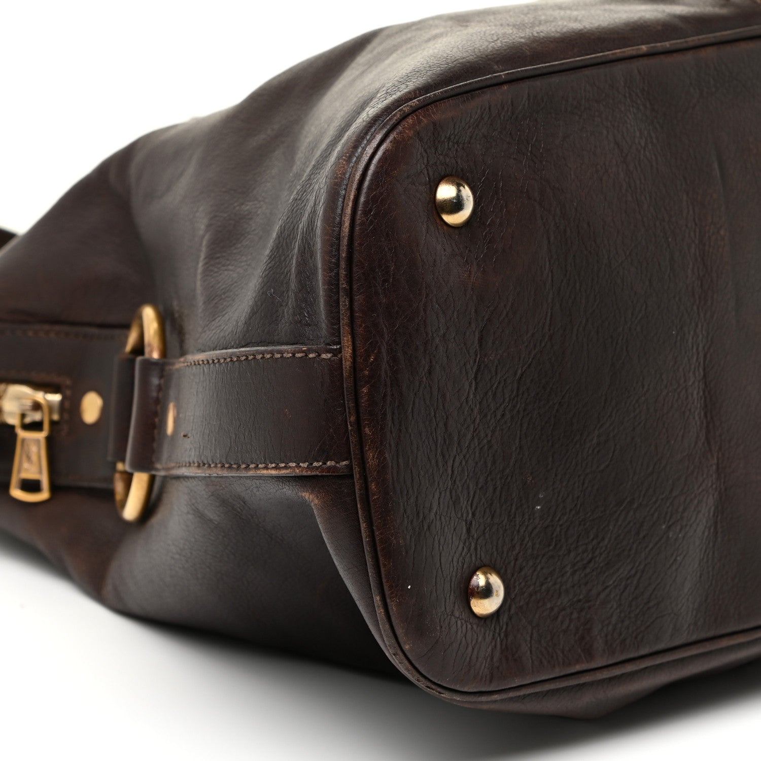 Saint Laurent Calfskin Oversized Muse Dark Brown 8 of 29