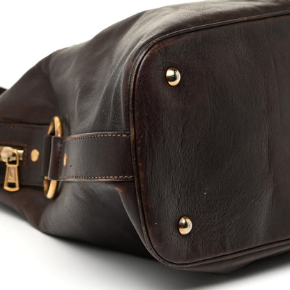 Saint Laurent Calfskin Oversized Muse Dark Brown 8 of 29