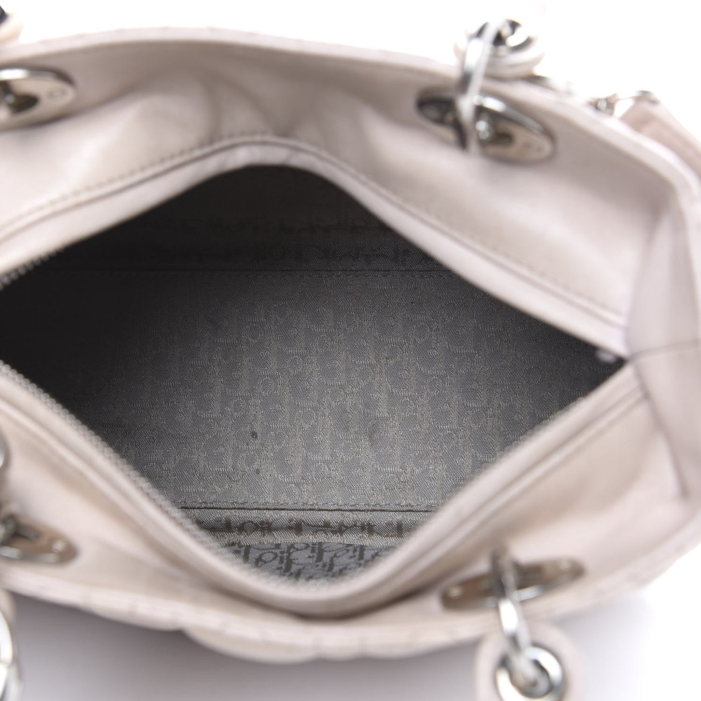 Lambskin Cannage Medium Lady Dior Light Pink