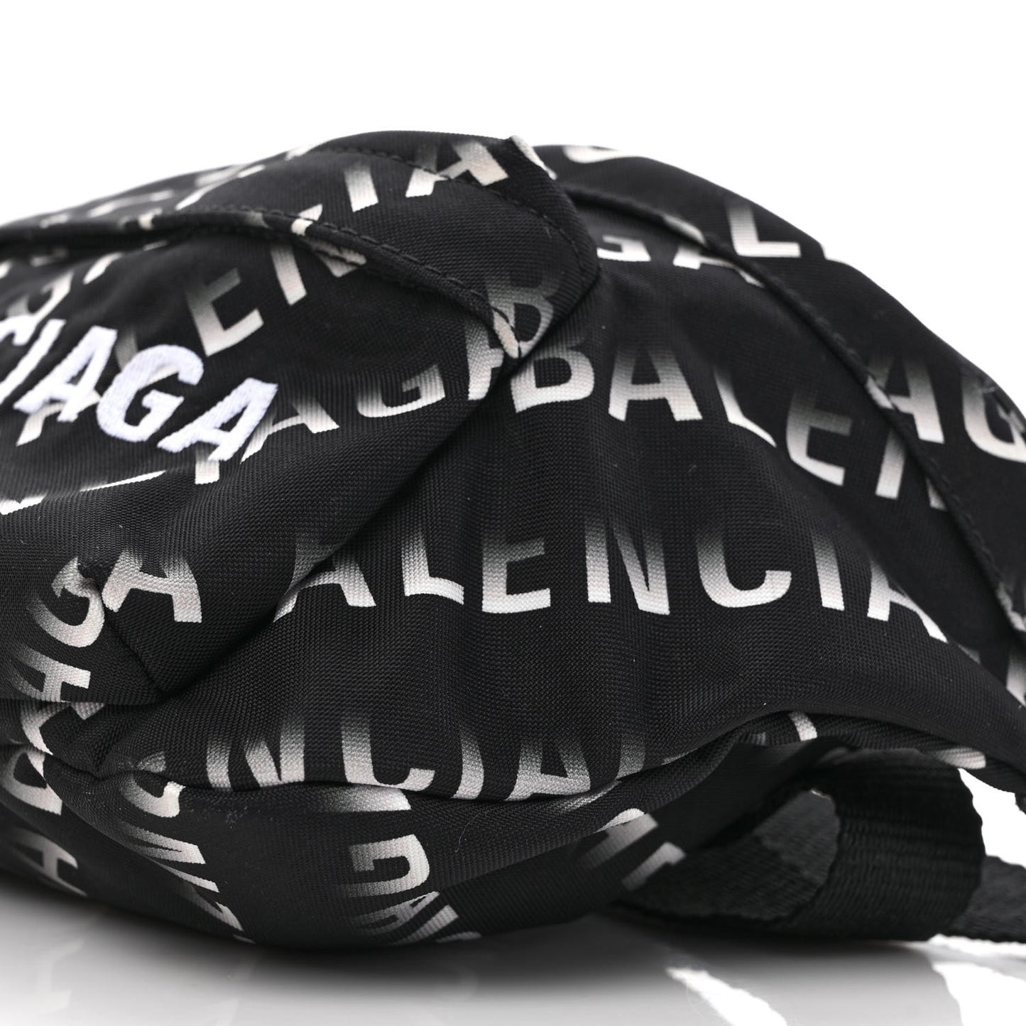 Recycled Sport Nylon Allover Gradient Logo Wheel Beltpack Black White