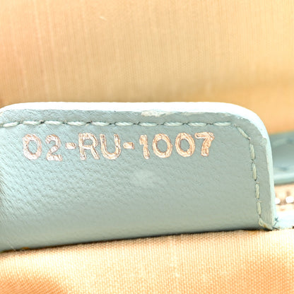 Christian Dior Canvas Floral Frame Satchel 8 of 12