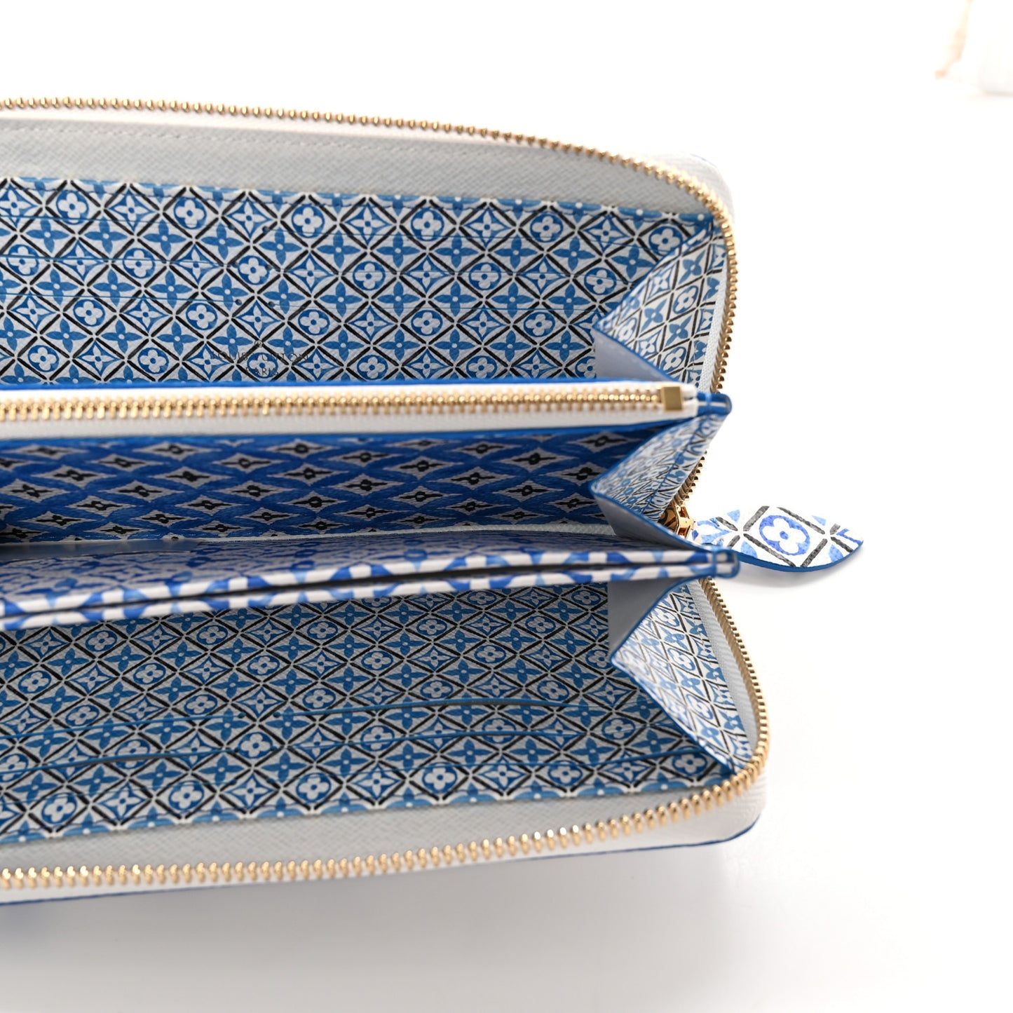 Monogram Giant By The Pool Zippy Wallet Resort Blue