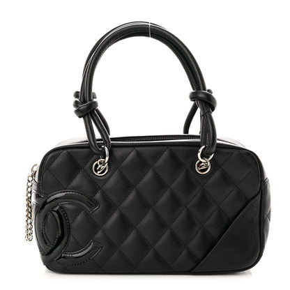 Chanel Calfskin Quilted Small Cambon Bowler Black 1 of 10