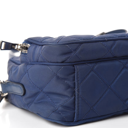 Prada Nylon Tessuto Impuntu Quilted Crossbody Bag Royal Blue 8 of 10