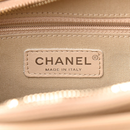 Chanel Aged Calfskin Quilted Medium Gabrielle Hobo Beige 5 of 9