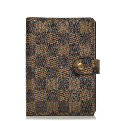 Louis Vuitton Damier Ebene Small Ring Agenda Cover 1 of 10