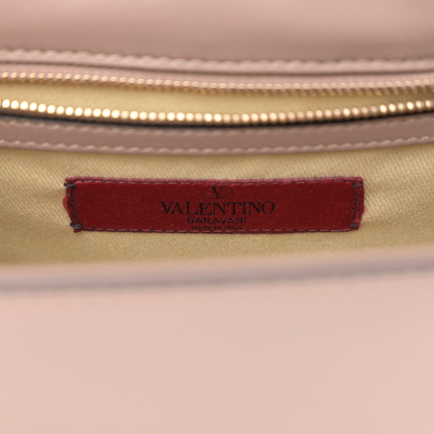 Valentino Garavani Vitello Small Glam Lock Rockstud Flap Poudre 6 of 10