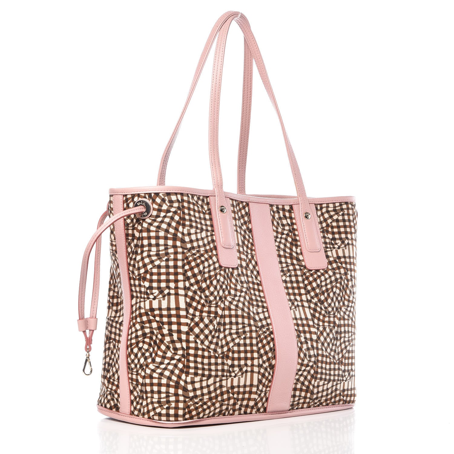 MCM Visetos Medium Liz Reversible Shopper Tote Soft Pink 7 of 18