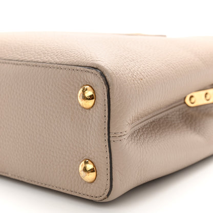 Louis Vuitton Taurillon Ayers Capucines BB Galet 9 of 12