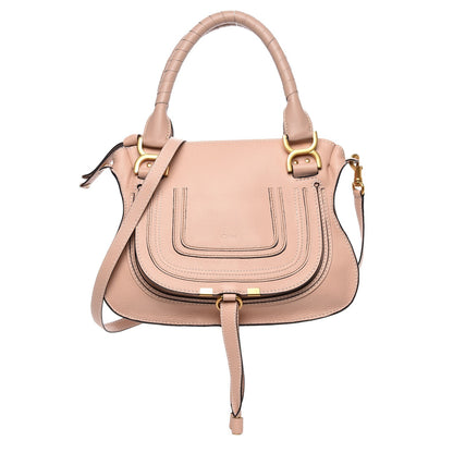 Chloe Calfskin Small Marcie Satchel Blush Nude 1 of 8