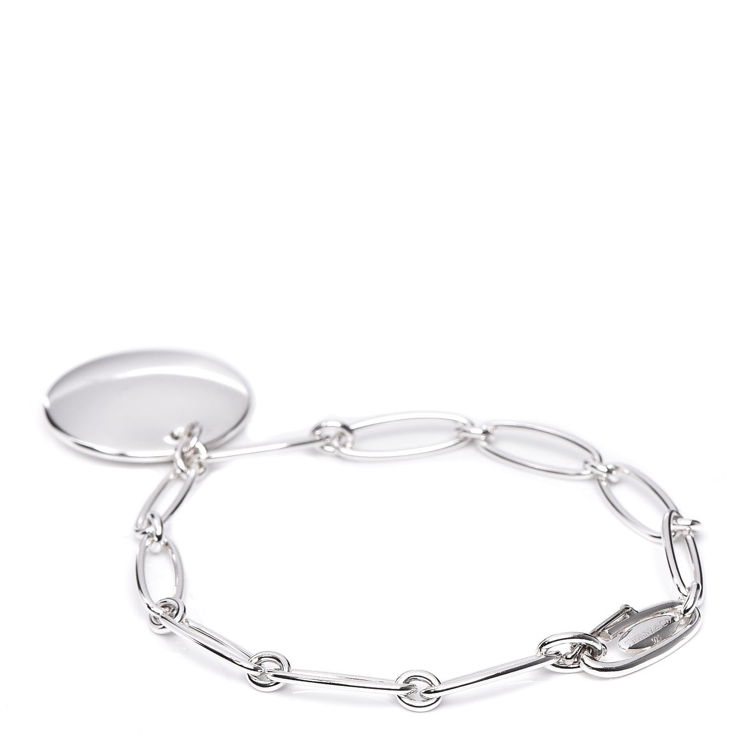 Tiffany Sterling Silver Elsa Peretti Disk Bracelet 3 of 5