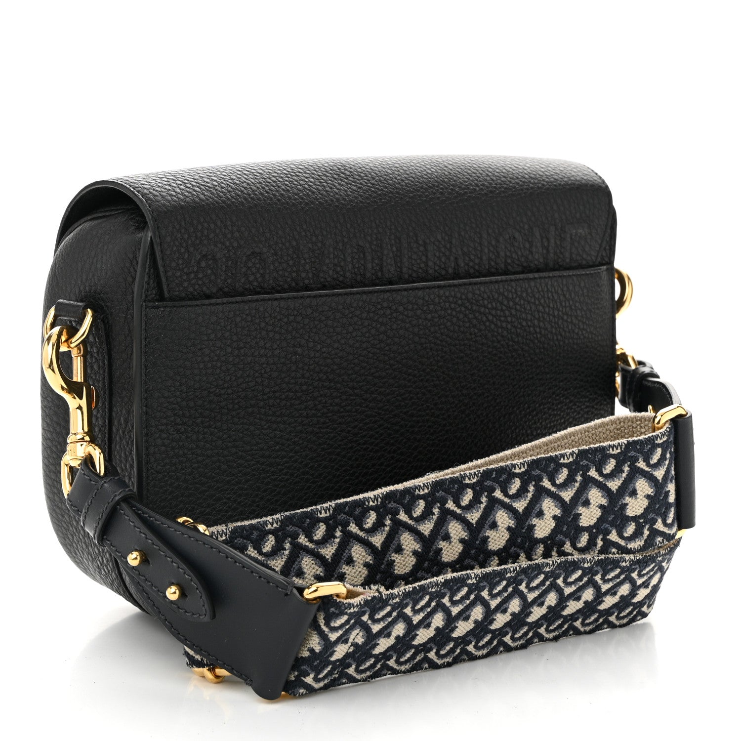 Christian Dior Grained Calfskin Large Bobby Flap Black 3 of 9