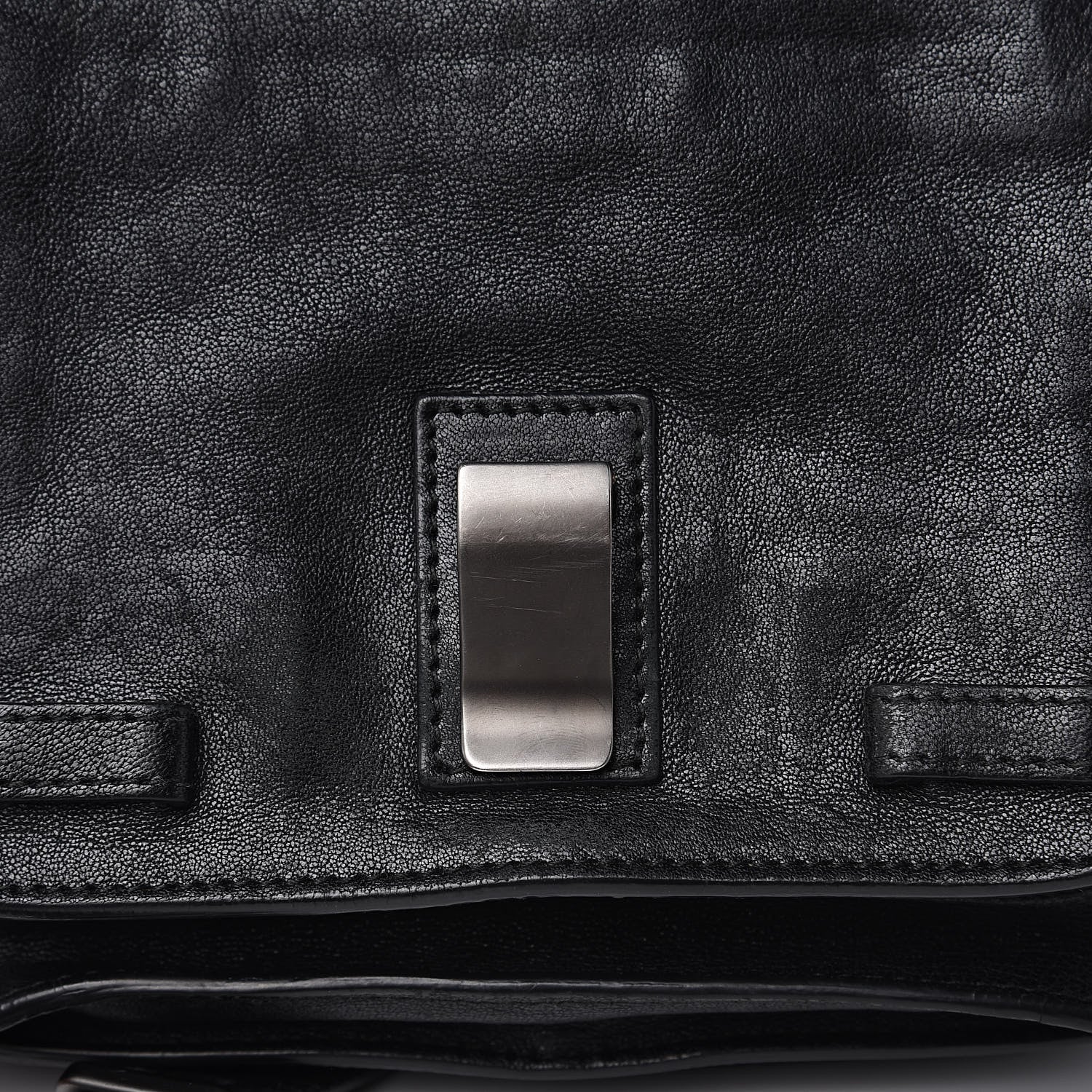 Proenza Schouler Lambskin Fringe PS1 Crossbody Pouch Black 8 of 13