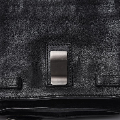 Proenza Schouler Lambskin Fringe PS1 Crossbody Pouch Black 8 of 13