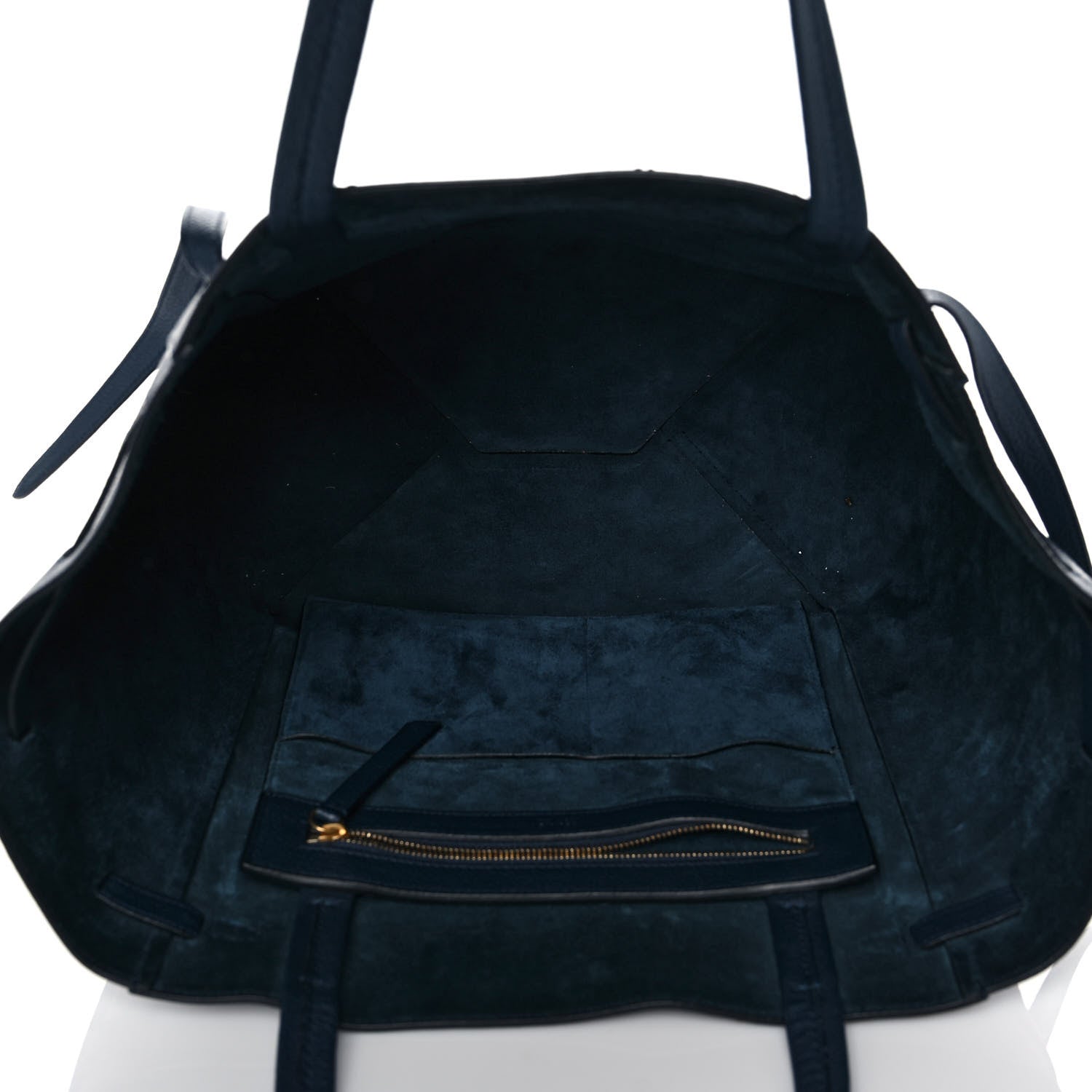 Celine Soft Grained Calfskin Belt Cabas Phantom Navy 4 of 9