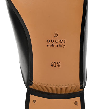 Gucci Calfskin Womens Princetown Slippers 40.5 Black 7 of 10