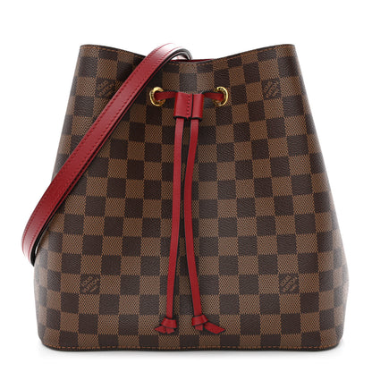 Louis Vuitton Damier Ebene Neonoe MM Cherry Berry 1 of 10