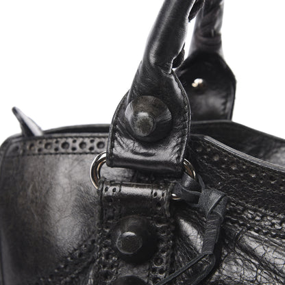 Balenciaga Agneau Giant Brogues Hardware City Black 12 of 14