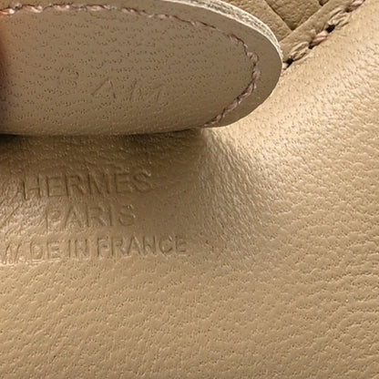 Hermes Milo Lambskin Grigri Rodeo Horse Bag Charm PM Beige Marfa 3 of 4