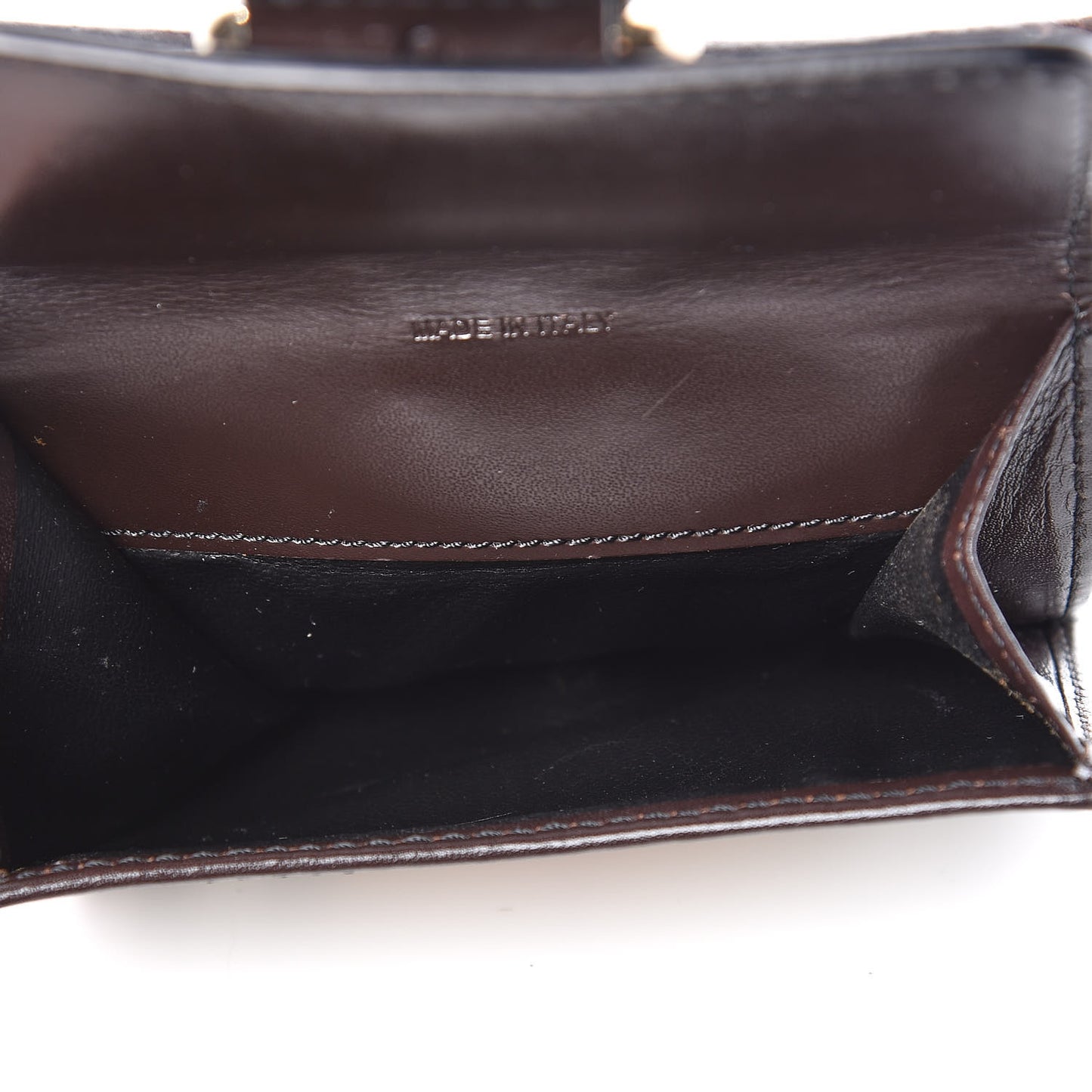 Haymarket Check Compact Wallet Chocolate