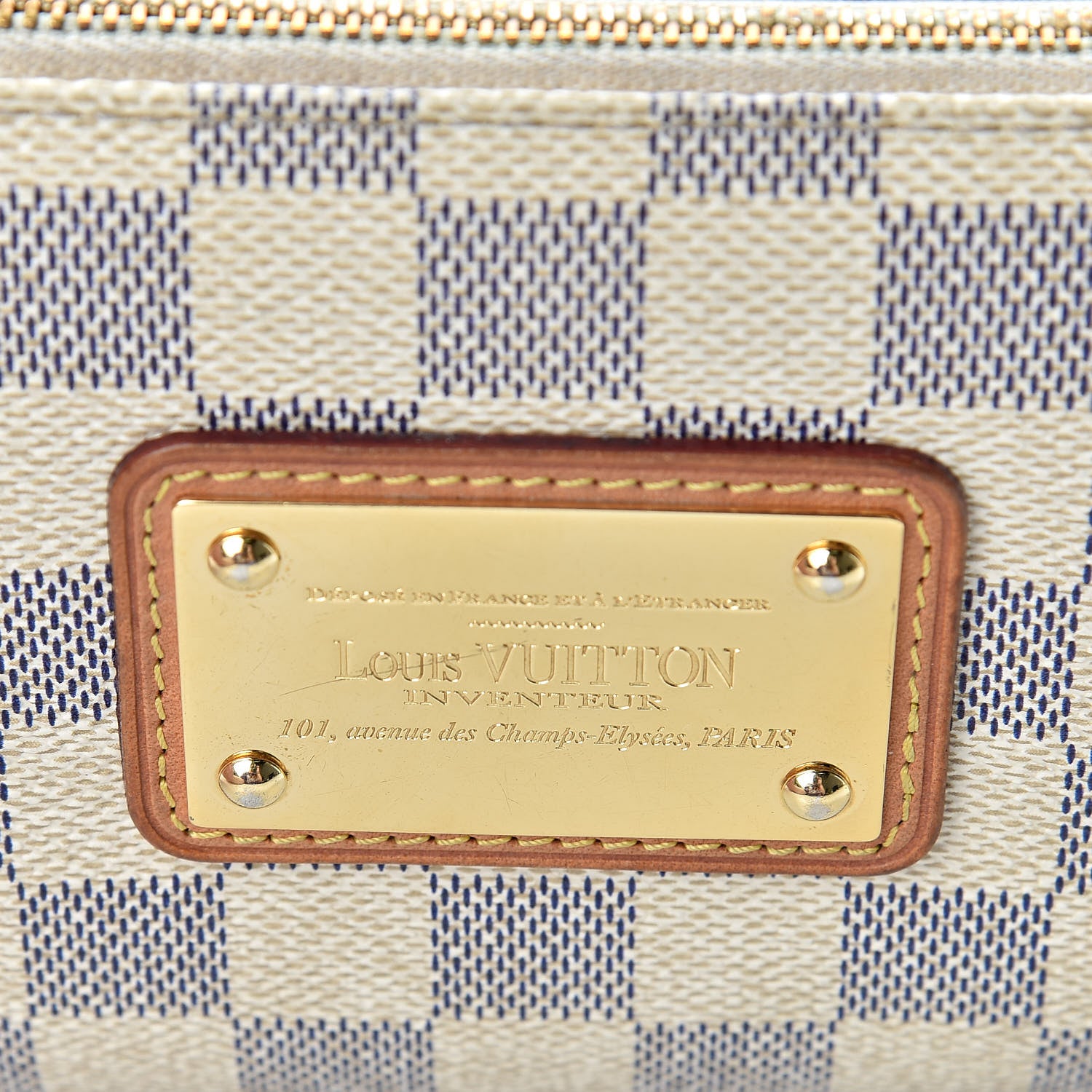 Louis Vuitton Damier Azur Eva Clutch 11 of 12
