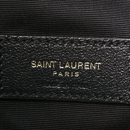 Saint Laurent Lambskin Matelasse Monogram Medium Jamie 4.3 Pochon Black 7 of 12
