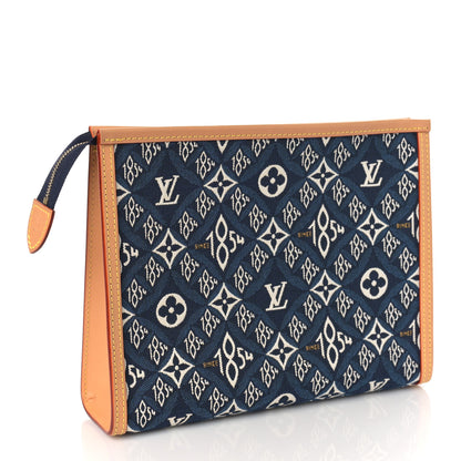 Louis Vuitton Jacquard Since 1854 Toiletry Pouch 26 Blue 3 of 9