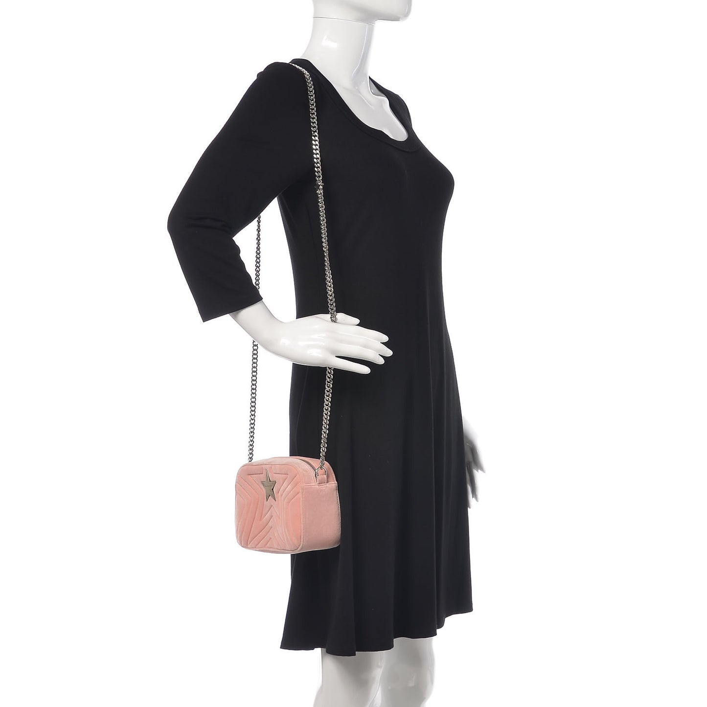 Velvet Star Shoulder Bag Pink
