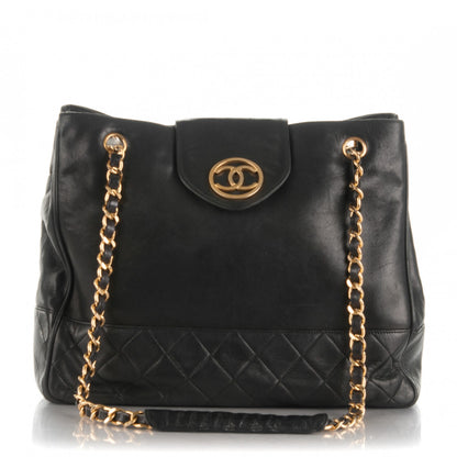 Chanel Lambskin Quilted Shoulder Bag Black 1 of 7