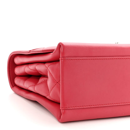 Chanel Calfskin Small Tramezzo Flap Red 9 of 12