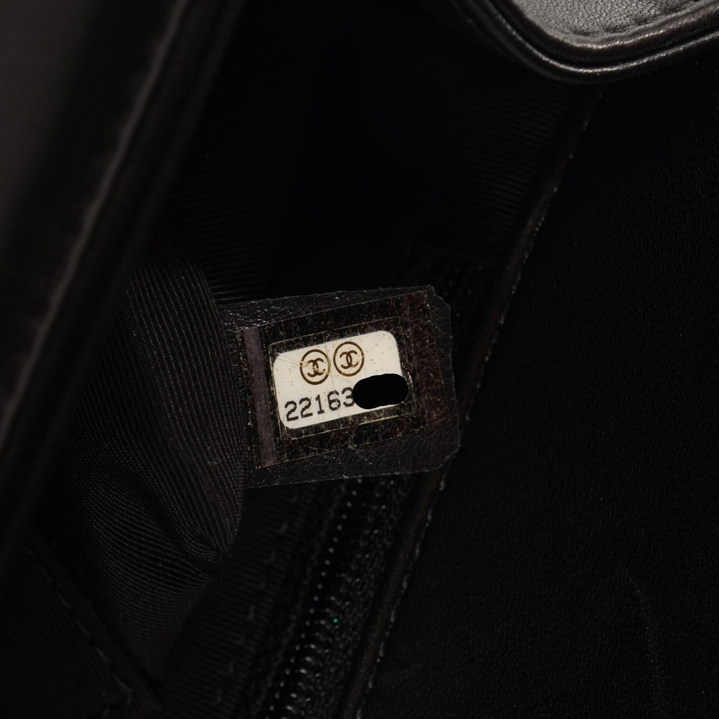 Lambskin Quilted New Medium Boy Flap Black