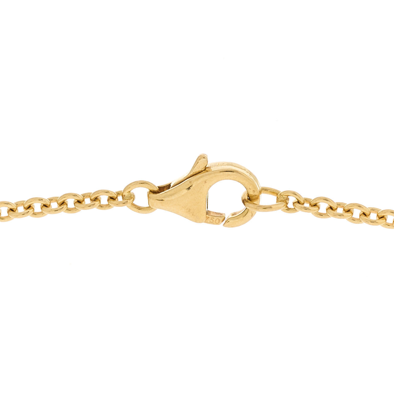 Cartier 18K Yellow Gold Interlocking LOVE Necklace 6 of 6