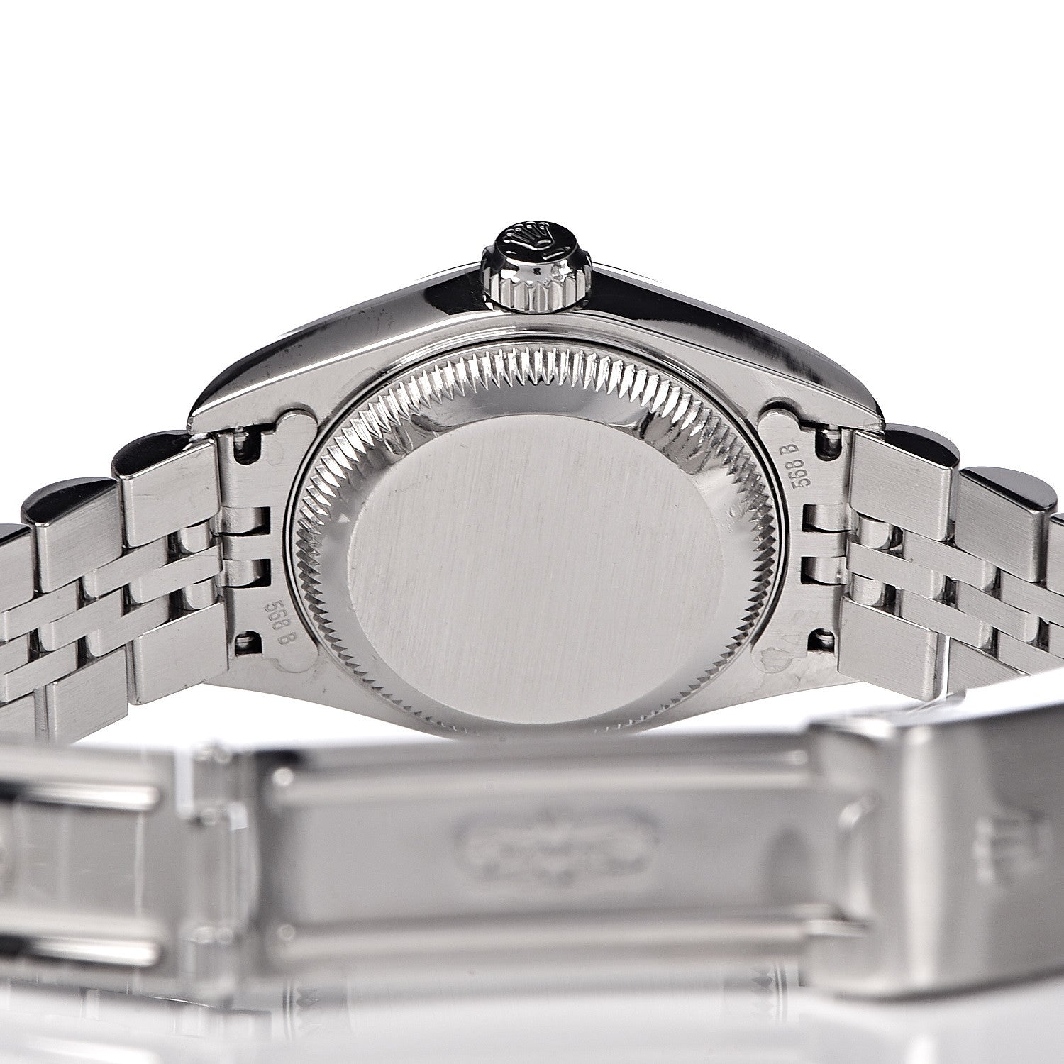 Rolex Stainless Steel 18K White Gold Diamond 26mm Oyster Perpetual Datejust Watch Silver Jubilee 79174 6 of 7