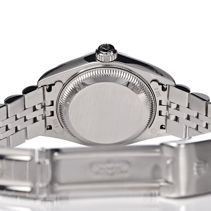 Rolex Stainless Steel 18K White Gold Diamond 26mm Oyster Perpetual Datejust Watch Silver Jubilee 79174 6 of 7