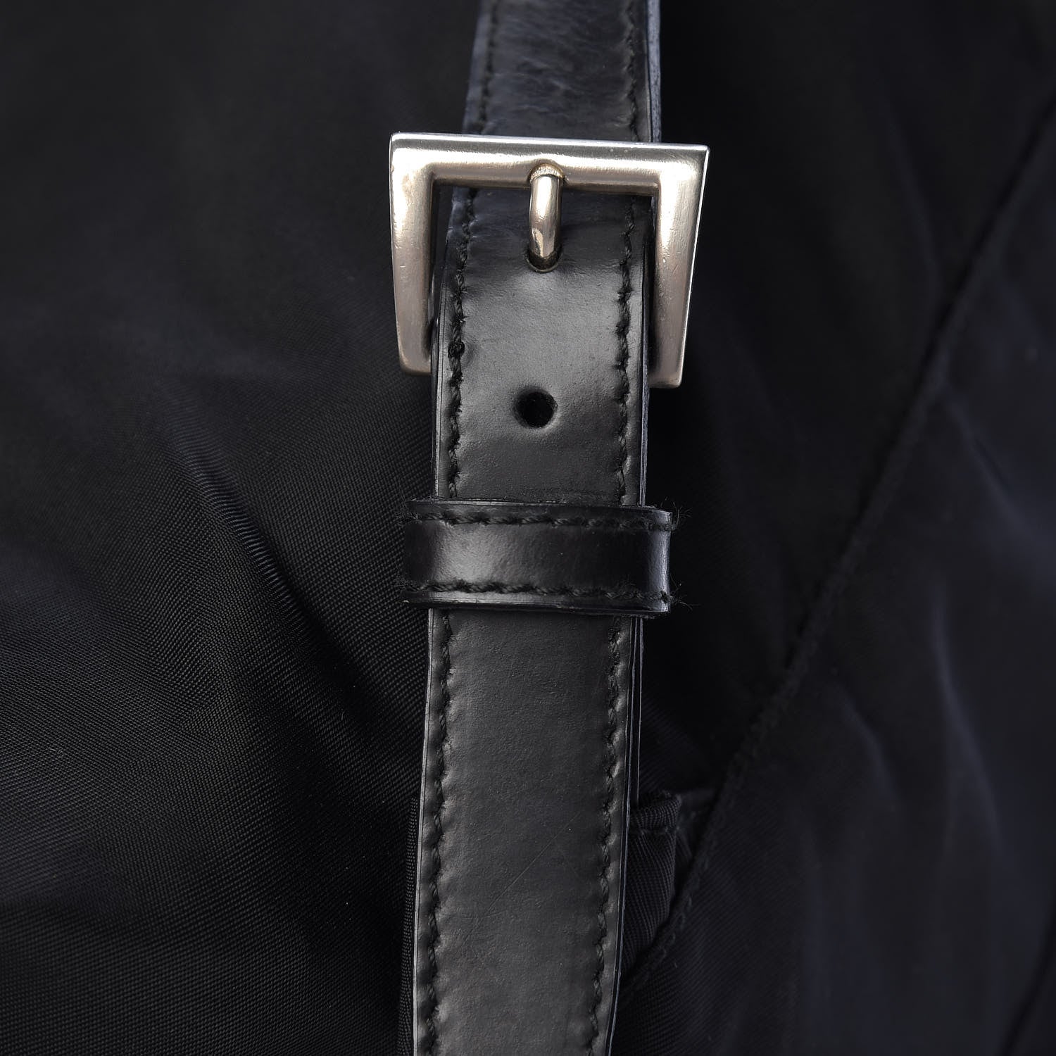 Prada Nylon Vela Medium Backpack Black 16 of 17