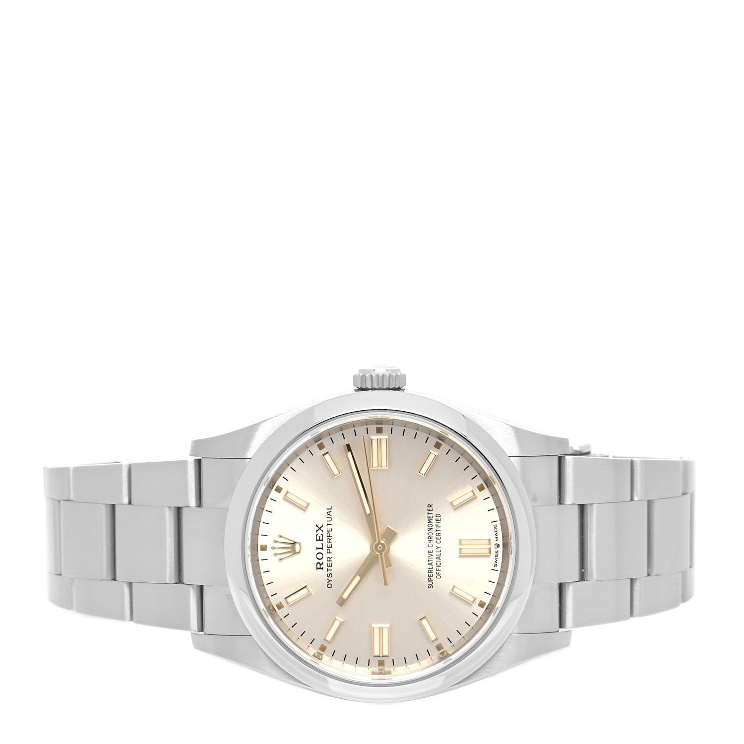 Rolex Stainless Steel 36mm Oyster Perpetual Watch Silver 126000 2 of 5