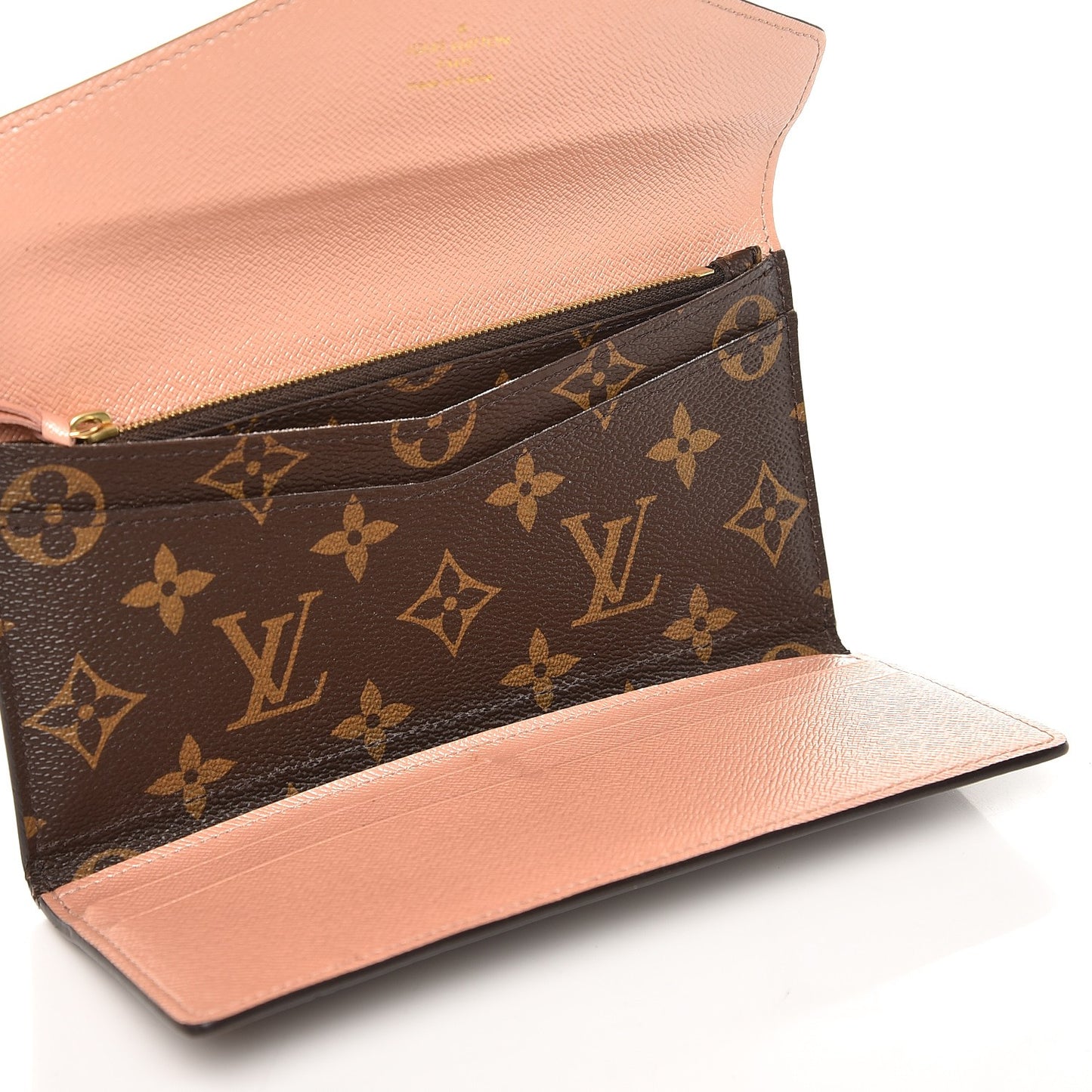 Monogram Josephine Wallet Rose Nacre