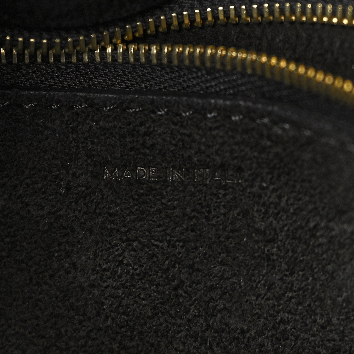 Soft Grained Calfskin Sangle Bucket Bag Black