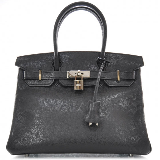 Togo Birkin 30 Black