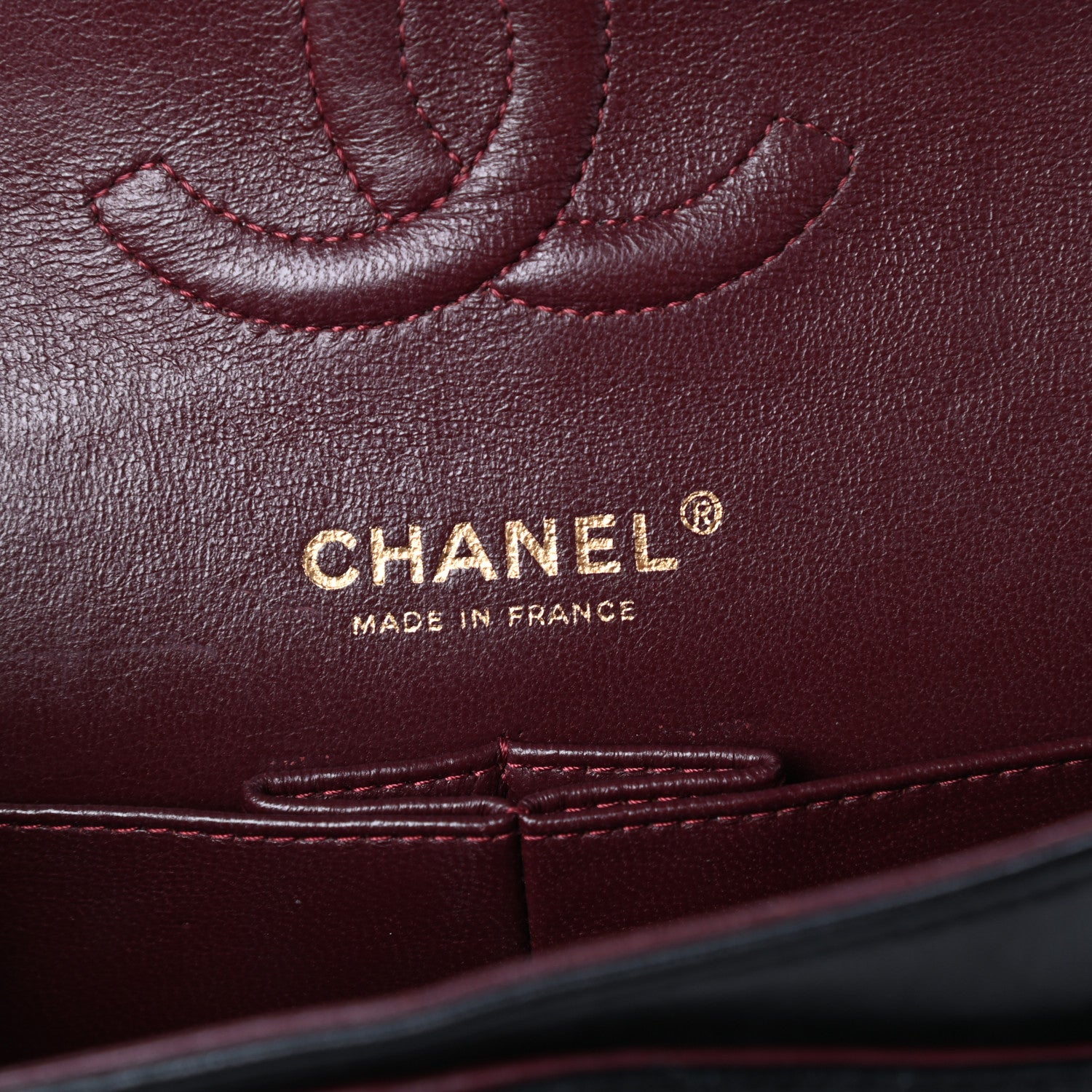 Chanel Lambskin Quilted Medium Double Flap Black 6 of 10