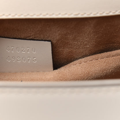 Gucci Calfskin Mini Sylvie Top Handle Bag White 7 of 12