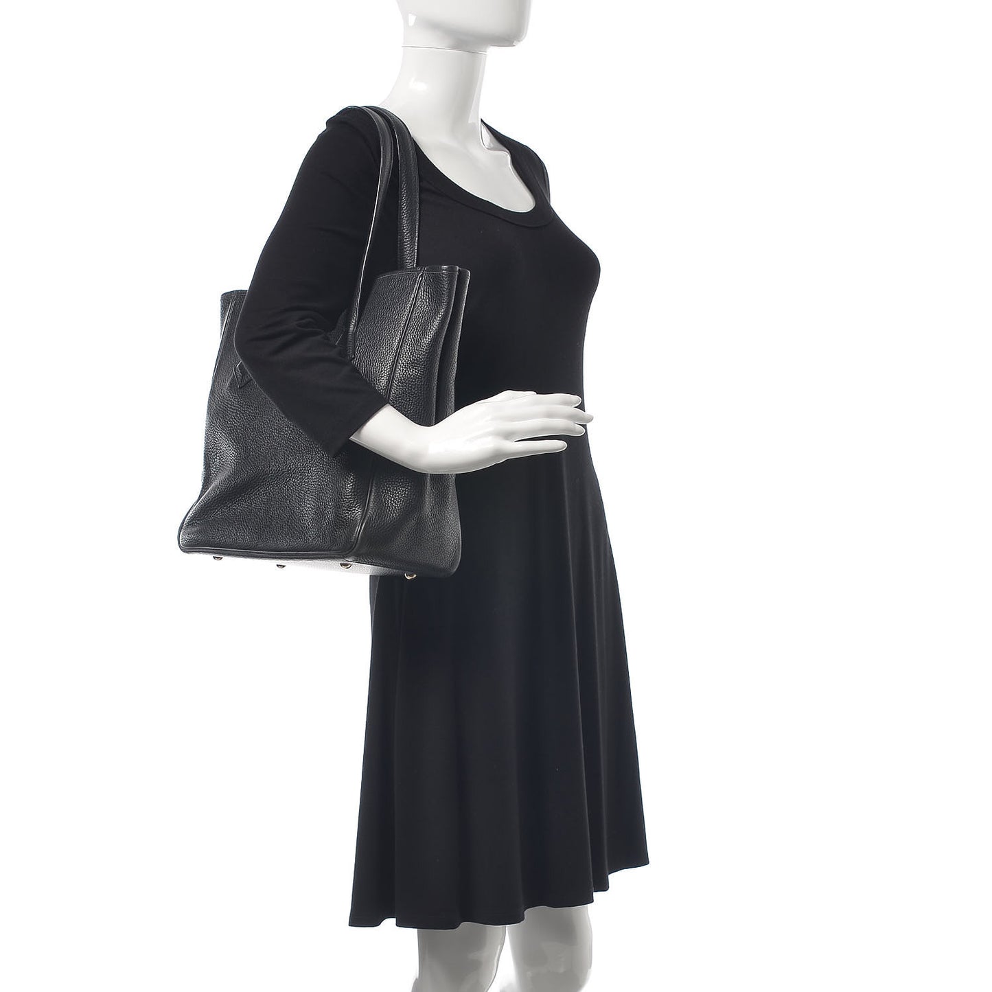 Taurillon Clemence Victoria II Cabas 32 Black