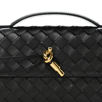 Bottega Veneta Nappa Intrecciato Long Andiamo Top Handle Clutch Black 8 of 10